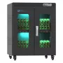 GoodConnections ANTARES PRO N24C įkrovimo spinta nešiojamiesiems kompiuteriams iki 15,6 colio, USB-C 65W PD 3.0, UVC dezinfekcija, juoda