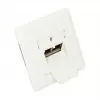 GoodConnections Cat.6A tinklo sieninis lizdas, 2xRJ45, ekranuotas, įleidžiamas, vertikalus kabelio įvadas, perlų baltumo RAL1013 (GC-N0021)