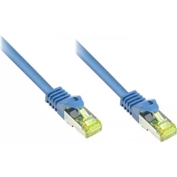 GoodConnections Cat.7 S/FTP RJ45 tinklo kabelis, 15m, mėlynas, be halogenų, 600MHz, su fiksatoriaus apsauga 8070R-150B
