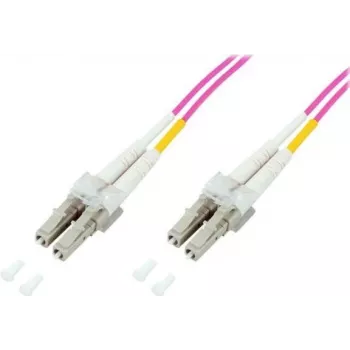 GoodConnections LC/LC Duplex OM4 daugiamodis šviesolaidinis pataisos kabelis, 2 m, Aqua, LSZH LW-802LC4