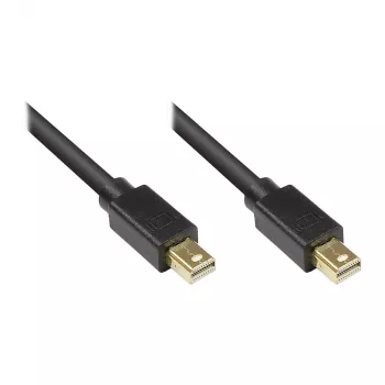 GoodConnections Mini DisplayPort 1.1 laidas, Kištukas-Kištukas, Auksuoti kontaktai, Juodas, 5 m