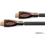 GoodConnections PYTHON Series didelės spartos HDMI kabelis su Ethernet, 4K UHD 60Hz, 18Gbps, auksuoti kontaktai, nailono pynimas, 3m, juodas (GC-M0018)
