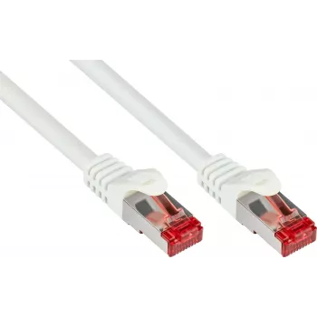 GoodConnections RNS® Cat.6 S/FTP PiMF tinklo kabelis su fiksatoriaus apsauga, baltas, 25m 8060-250W