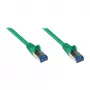 GoodConnections RNS® Cat. 6A S/FTP halogen-free (LSZH) jungiamasis kabelis su apsauga nuo užkabinimo, 3 m, žalias