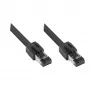 GoodConnections RNS® Cat.8.1 S/FTP Patch Cable, 0,5m, Black, LSZH, 40Gbit/s, 2000MHz