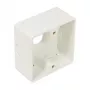 GoodConnections Sieninis Montažinis Dėklas 80x80x40mm Perlų Balta RAL 1013 GC-N0029