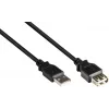 GoodConnections USB 2.0 ilginimo laidas, A kištukas į A lizdą, 0,6 m, juodas