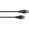 GoodConnections USB 2.0 ilginimo laidas, A kištukas į A lizdą, 0,6 m, juodas