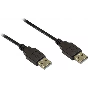 GoodConnections USB 2.0 Type-A (vyriškas) į Type-A (vyriškas) kabelis, 3 m, juodas 2212-AA3S