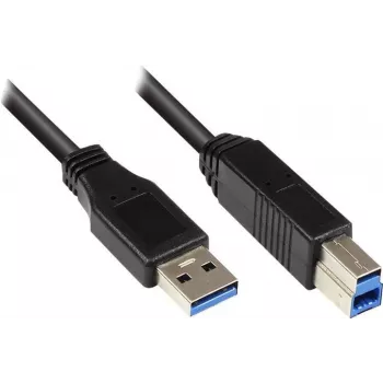 GoodConnections USB 3.0 kabelis A–B juodas 5 m