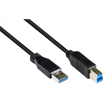 GoodConnections USB 3.0 kabelis A–B juodas 5 m