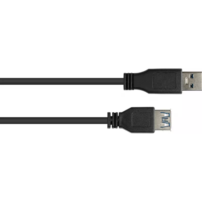 GoodConnections USB 3.0 prailginimo laidas – A kištukas į A lizdą, 1,8 m, juodas (2711-S02)