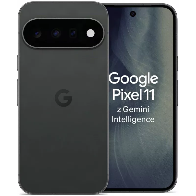 Google Pixel 11 5G išmanusis telefonas, 6,3 colio OLED 120Hz, 12GB RAM, 512GB, Obsidian, Dual SIM (UK/EU)