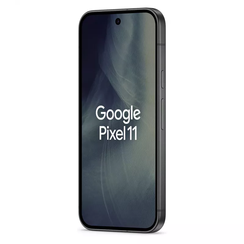 Google Pixel 11 5G išmanusis telefonas, 6,3 colio OLED 120Hz, 12GB RAM, 512GB, Obsidian, Dual SIM (UK/EU)