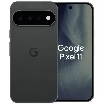 Google Pixel 11 5G išmanusis telefonas, 6,3 colio OLED 120Hz, 12GB RAM, 512GB, Obsidian, Dual SIM (UK/EU)