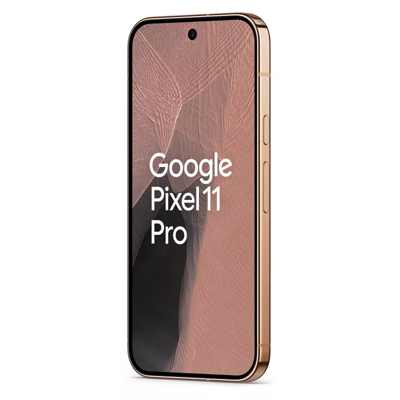 Google Pixel 11 Pro 5G išmanusis telefonas, 16GB RAM, 512GB atmintis, 6,3 colio OLED 120Hz ekranas, Dual SIM, Canyon – JK/EU modelis