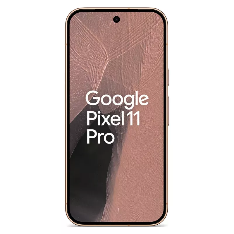 Google Pixel 11 Pro 5G išmanusis telefonas, 16GB RAM, 512GB atmintis, 6,3 colio OLED 120Hz ekranas, Dual SIM, Canyon – JK/EU modelis