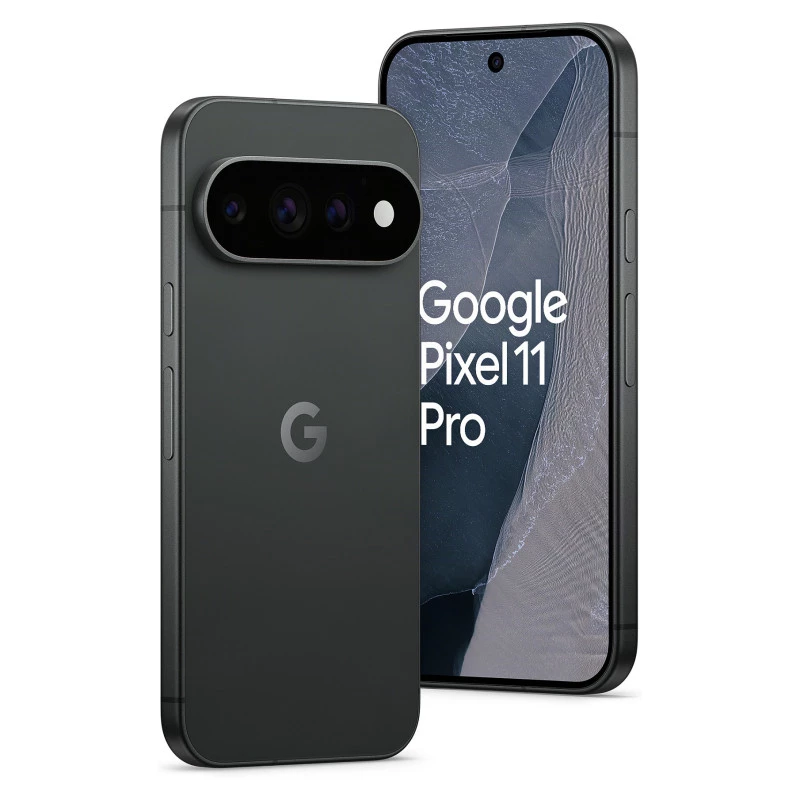 Google Pixel 11 Pro 5G išmanusis telefonas, 6,3 colio OLED 120Hz, 12GB RAM, 256GB atmintis, Dual SIM, Obsidian Black