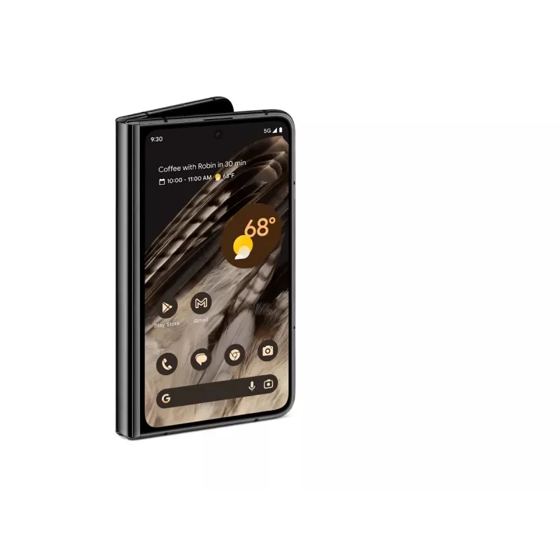 „Google Pixel Fold“ 5G išmanusis telefonas Dual-SIM 12GB RAM 256GB OLED 7,6 inch 2208x1840 120Hz Obsidian