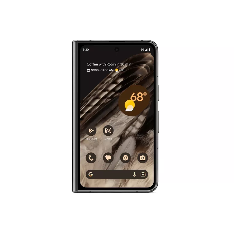 „Google Pixel Fold“ 5G išmanusis telefonas Dual-SIM 12GB RAM 256GB OLED 7,6 inch 2208x1840 120Hz Obsidian