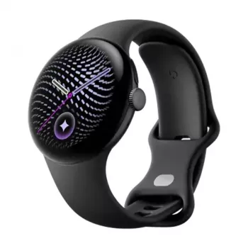 Google Pixel Watch 5 41mm BT Obsidian išmanusis laikrodis su Fitbit integracija, GPS, širdies ritmo, ECG, SpO2, 5 ATM atsparumu vandeniui, Wear OS, 32GB atmintimi