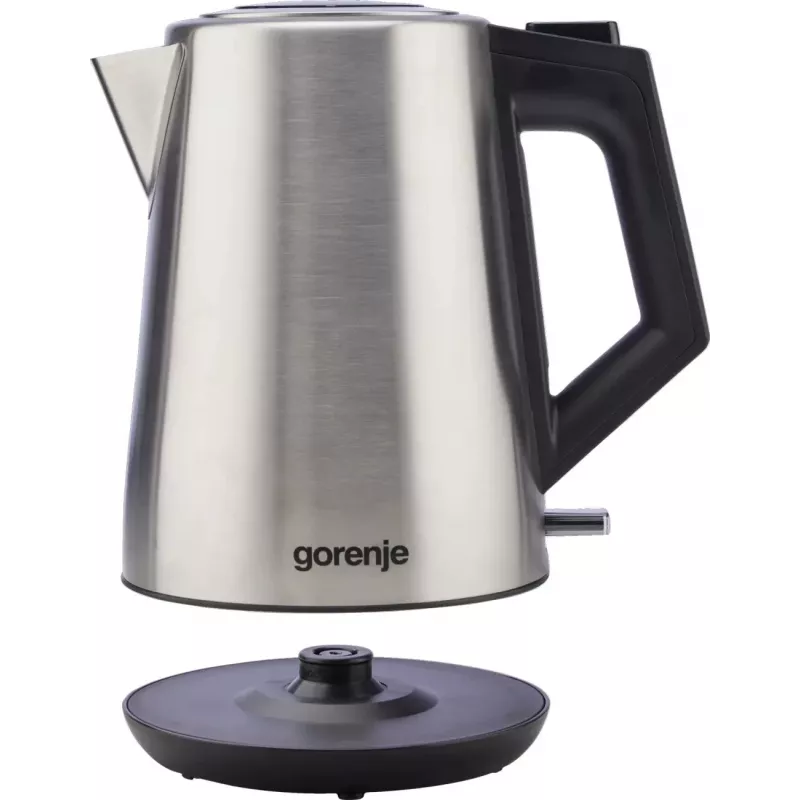 Gorenje K17OS belaidis virdulys, 1,7 l, 2200 W, nerūdijantis plienas / juoda