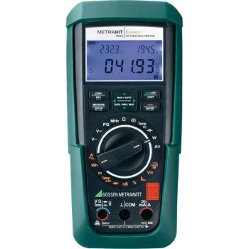 GOSSEN METRAWATT METRAHIT Energy skaitmeninis rankinis multimetras su DAkkS kalibravimu, CAT III 600 V, CAT IV 300 V (M249A)