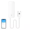 GOSUND S5 WiFi vandens nuotėkio jutiklis su Tuya programėlės įspėjimais, 2.4GHz, IP67 zondas, baltas