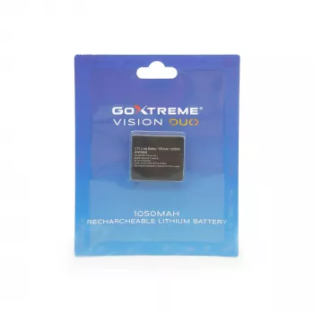 GoXtreme 1050mAh 3.7V ličio jonų baterija, skirta GoXtreme Vision DUO veiksmo kamerai