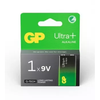 GP Ultra Plus šarminės AA baterijos, 4 vnt. – 1,5 V LR6 ilgaamžė galia didelės apkrovos įrenginiams