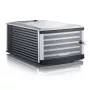 GRAEF DA506EU maisto džiovintuvas, 600W, 6 padėklai, juodas/sidabrinis