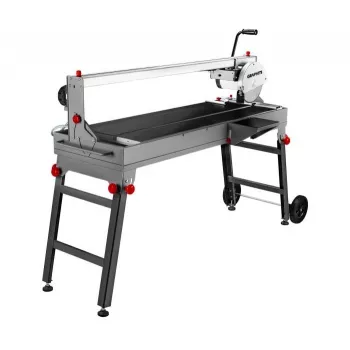 GRAPHITE Plytelių pjovimo staklės 1200W, 250 mm deimantinis diskas, 920 mm pjovimo ilgis, vandens aušinimas, lazerinis vediklis