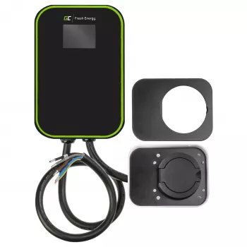 Green Cell EV PowerBox EV15 22kW sieninis įkroviklis su 2 tipo lizdu elektromobiliams ir įkraunamiesiems hibridams