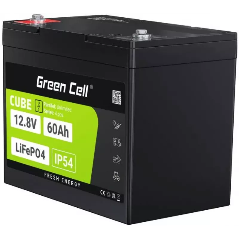 Green Cell LFPGC12V60AH UPS baterija LiFePO4 12,8 V 60 Ah