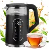 GREENBLUE Belaidis virdulys GB670 B 1.7L 2200W Juodas/Sidabrinis