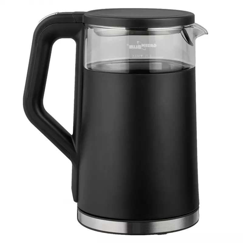 GREENBLUE Belaidis virdulys GB670 B 1.7L 2200W Juodas/Sidabrinis