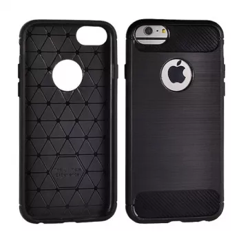 GreenGo Nokia 6.1 2018 TPU Carbon Case Black