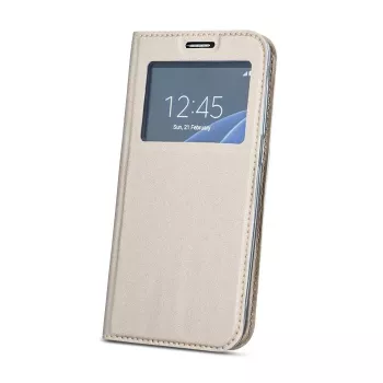 GreenGo Smart Look Flip Case, Samsung Galaxy A6+ (2018), Gold