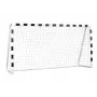 GREENMILL futbolo vartai 300x160x90 cm, milteliniu būdu dengtas plienas, juoda/balta