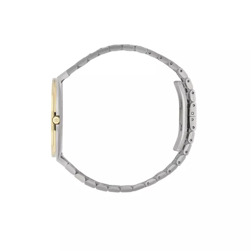 GUCCI G-Timeless Motyvai Moteriškas Laikrodis YA163403 34mm Nerūdijančio Plieno Sidabrinis Saulės Švytėjimo Ciferblatas