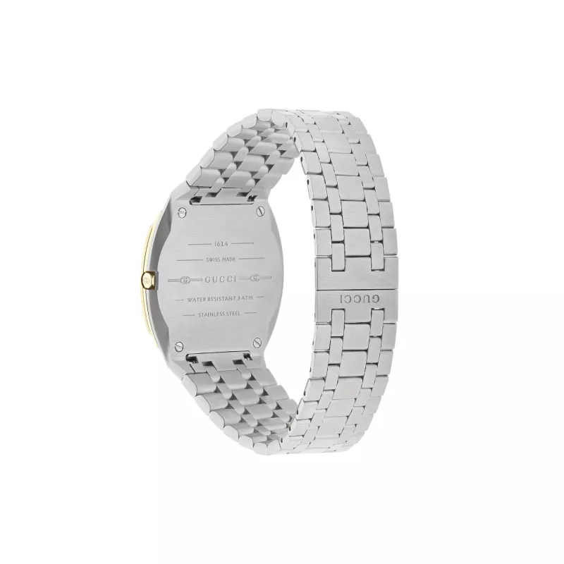 GUCCI G-Timeless Motyvai Moteriškas Laikrodis YA163403 34mm Nerūdijančio Plieno Sidabrinis Saulės Švytėjimo Ciferblatas