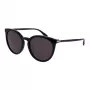 GUCCI moteriški stačiakampiai akiniai nuo saulės GG0064SK-001 – juodas acetatinis rėmelis, pilki nailono lęšiai, 55/20/135 mm