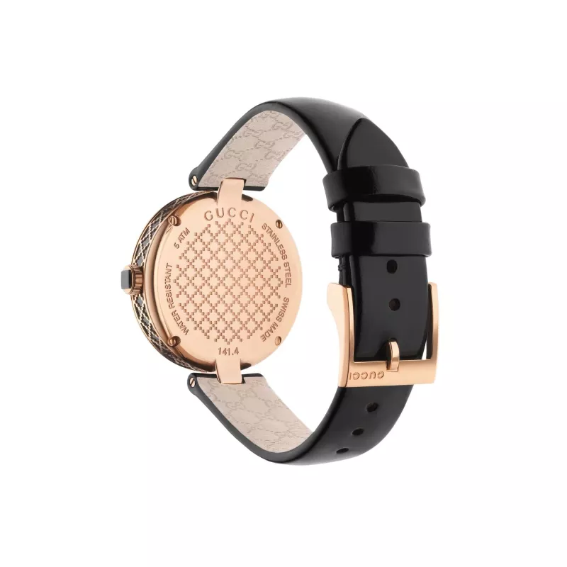 GUCCI YA141401 Moteriškas Šveicariškas Kvarcinis Laikrodis 32mm Nerūdijančio Plieno Tinklelis