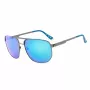 Guess GF00061-6106X Vyriški Aviatoriaus Stiliaus Akiniai nuo Saulės, Juodas Rėmelis, Pilki Lęšiai, 61 mm