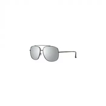 GUESS GF0207-08C Vyriški akiniai nuo saulės – tamsiai pilkas rėmelis, pilki lęšiai, 60 mm