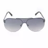 GUESS GF5053-0008F Vyriški kvadratiniai akiniai nuo saulės – juodas rėmelis, dūminiai lęšiai 58 mm