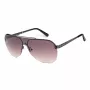 GUESS GF5053-0048F Vyriški stačiakampiai akiniai nuo saulės Havana Brown Gradient