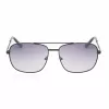 GUESS GG2114S-01B Vyriški Akiniai Nuo Saulės, Juodas Kvadratinis Rėmas, Pilki Gradientiniai Stiklai 60mm