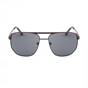 GUESS MAN Akiniai nuo saulės GF00061-6102A Juodas rėmelis Pilki lęšiai 61mm