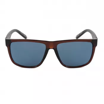 GUESS MAN Akiniai GO00058-6145V Kvadratinis Rėmas Blizganti Juoda Dūminiai Stiklai 61mm
